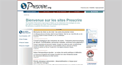 Desktop Screenshot of prescrire.org