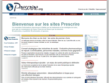 Tablet Screenshot of prescrire.org